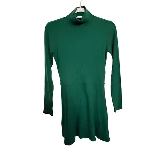 knit dress cashmere Womens Cashmere Ribbed Knit Midi Dress Long Sleeve Square Neck Dress